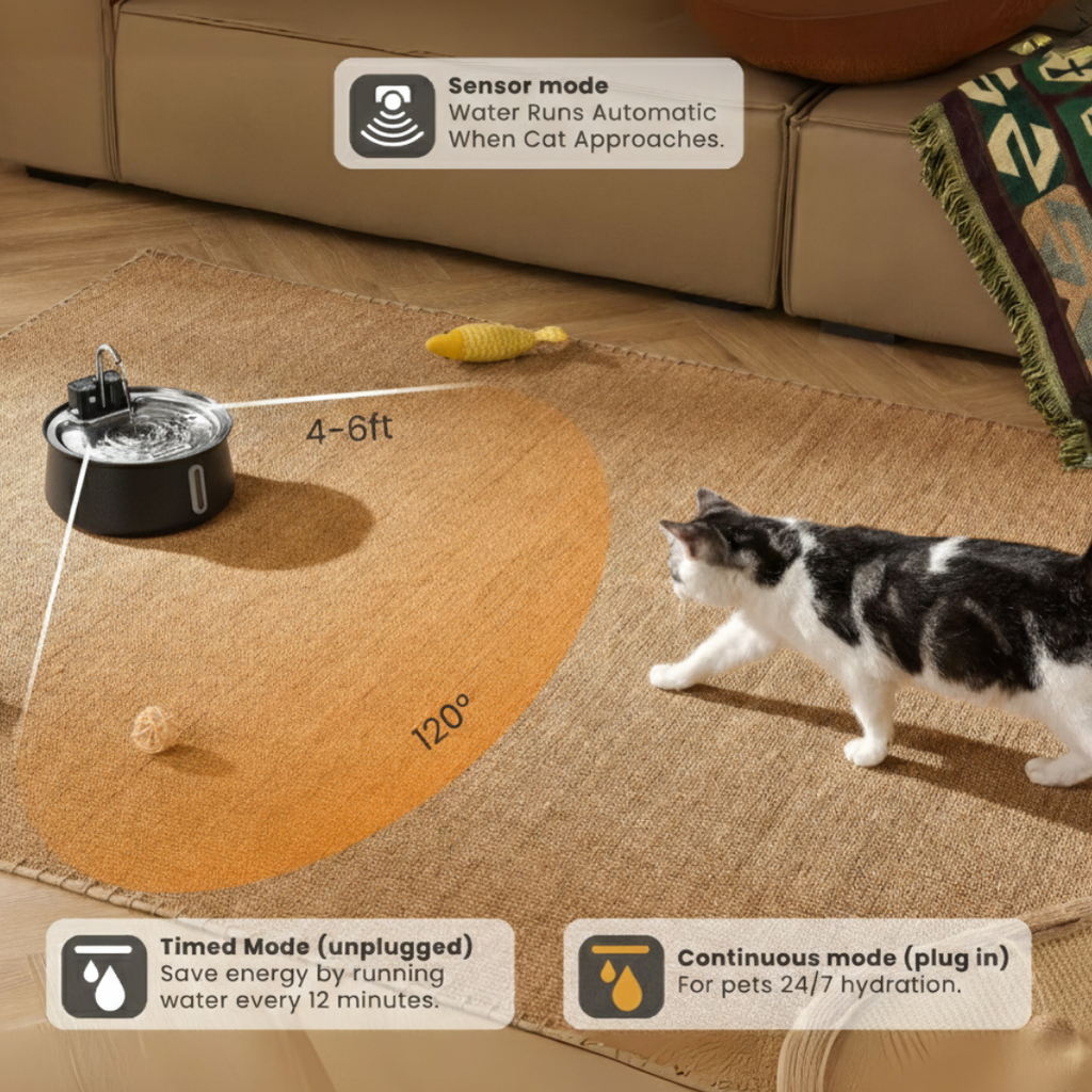 KatSpout™ Draadloze Kattenfontein 2.0