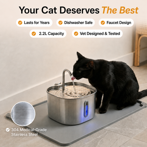 KatSpout™ 2,2L Kattenfontein — 2-Maanden Kit